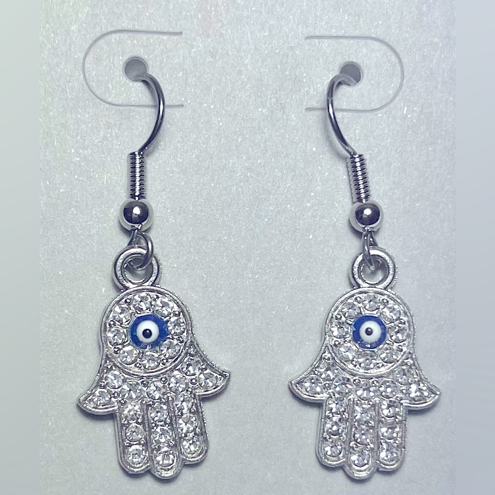 Evil Eye 🪬 Sparkling Earrings